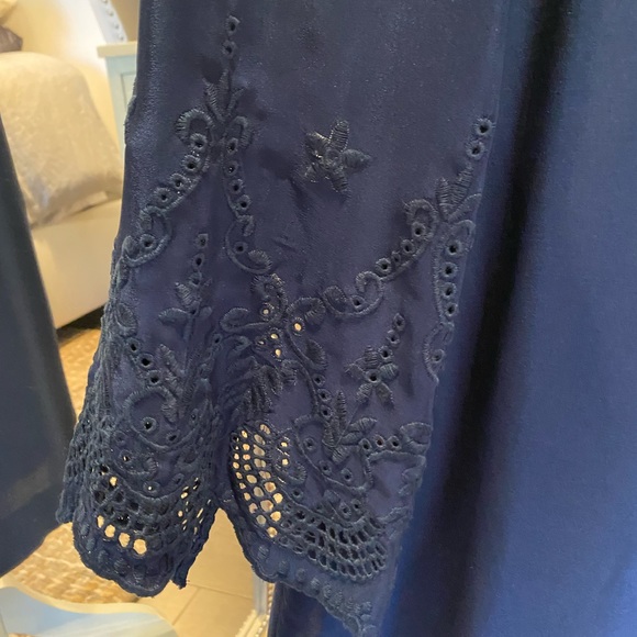 Sundance Blue Silk Tunic dress - Picture 2 of 8